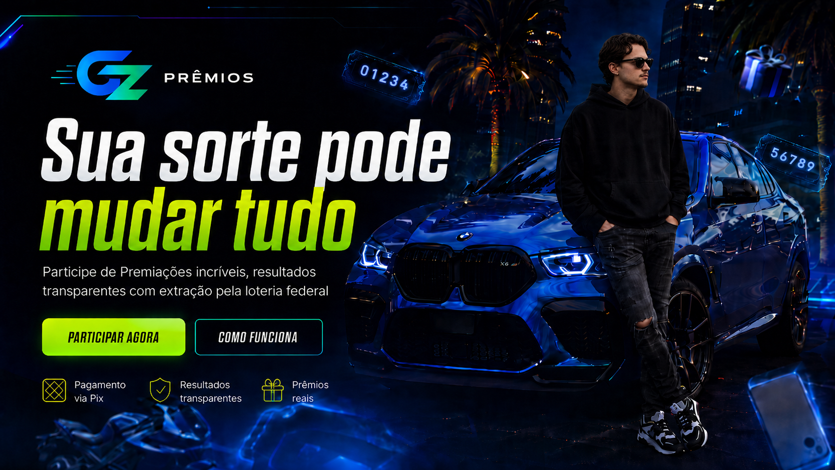 GZ Prêmios - sua sorte pode mudar tudo